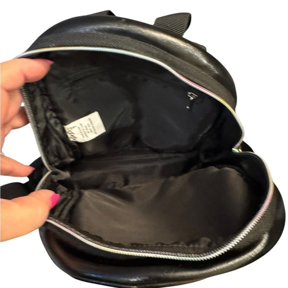 Iscream Black Rainbow zipper mini backpack - Picture 6 of 7